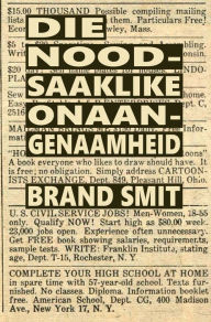 Title: Die Noodsaaklike Onaangenaamheid, Author: Brand Smit