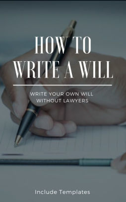 How To Write A Will The Fastest And Easiest Guide To Write Your Own   2940155868163 P0 V1 S550x406 