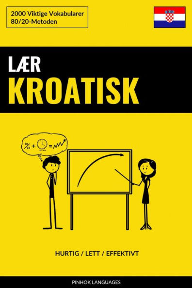 Lær Kroatisk - Hurtig / Lett / Effektivt: 2000 Viktige Vokabularer