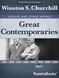 Title: Great Contemporaries, Author: Winston Churchill