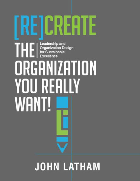 [Re]Create the Organization You Really Want!: Leadership and Organization Design for Sustainable Excellence.