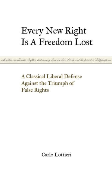 Every New Right Is A Freedom Lost