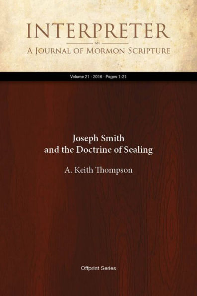 Joseph Smith and the Doctrine of Sealing