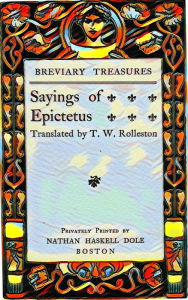 Title: Sayings of Epictetus, Author: Epictetus