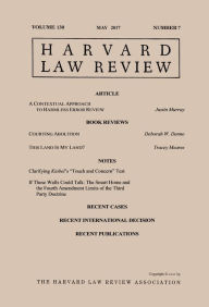 Title: Harvard Law Review: Volume 130, Number 7 - May 2017, Author: Harvard Law Review