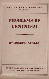 Title: Problems of Leninism, Author: Joseph Stalin