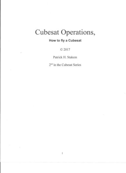 Cubesat Operations, How to fly a Cubesat