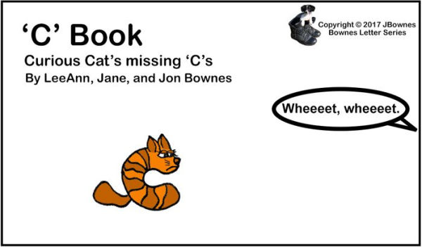 'C' Book - Curious Cats missing Cs