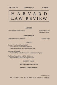 Title: Harvard Law Review: Volume 130, Number 4 - February 2017, Author: Harvard Law Review