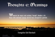 Title: Thoughts and Meanings, Author: Evangeline Geli -Eberbach