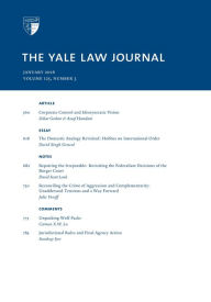Title: Yale Law Journal: Volume 125, Number 3 - January 2016, Author: Yale Law Journal
