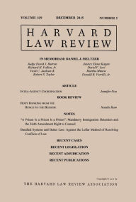 Title: Harvard Law Review: Volume 129, Number 2 - December 2015, Author: Harvard Law Review