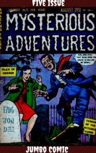 Title: Mysterious Adventures Five Issue Jumbo Comic, Author: Walter Johnson