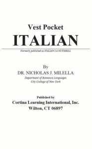 Title: Vest Pocket Italian, Author: Cortina