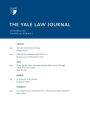 Yale Law Journal: Volume 125, Number 2 - November 2015