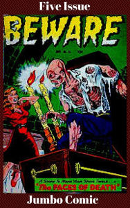 Title: Beware Five Issue Jumbo Comic, Author: Harry Harrison