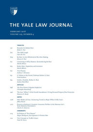 Title: Yale Law Journal: Volume 125, Number 4 - February 2016, Author: Yale Law Journal