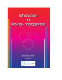 Introduction To Business Management