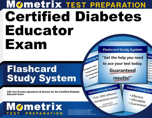 Certified Diabetes Educator Exam Flashcard Study System: CDE Test Practice Questions & Review for the Certified Diabetes Educator Exam