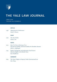 Title: Yale Law Journal: Volume 125, Number 6 - April 2016, Author: Yale Law Journal