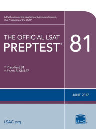 Title: The Official LSAT PrepTest 81, Author: Wendy Margolis