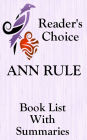 Ann Rule- Best Reading Order with Summaries & Checklist