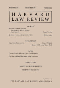 Title: Harvard Law Review: Volume 131, Number 2 - December 2017, Author: Harvard Law Review