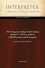 How long can rolling waters remain impure?: Literary Aspects of the Doctrine and Covenants