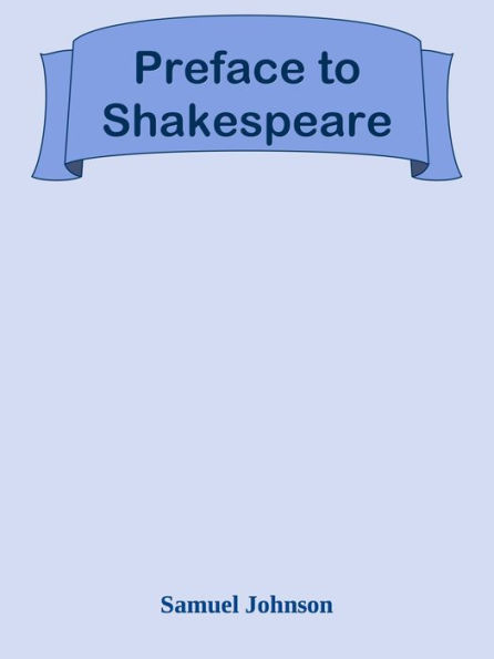 Preface to Shakespeare