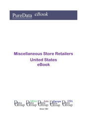 Title: Miscellaneous Store Retailers United States, Author: Editorial DataGroup USA