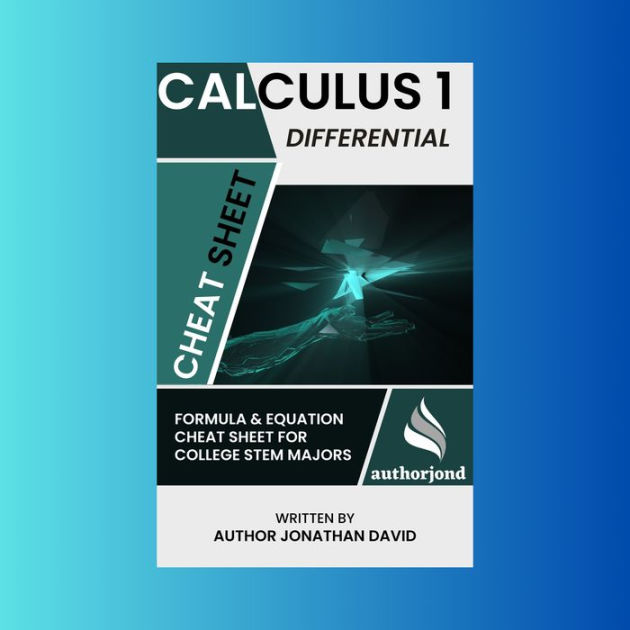 Calculus 1-Differential Cheat Sheet: Formula and Equation Cheat Sheet ...