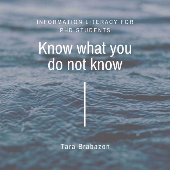 Know what you do not know