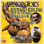 3 Audiobooks Rudyard Kipling: Just So Stories Jungle Book American Notes