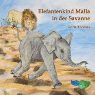 Elefantenkind Malla in der Savanne