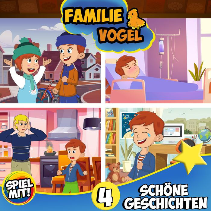 4 schöne Geschichten mit Familie Vogel: Familie Vogel