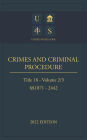 United States Code 2022 Edition Title 18 Crimes And Criminal Procedure 1071 - 2442 Volume 2/3