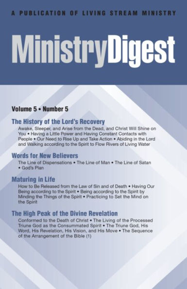 Ministry Digest, Vol. 05, No. 05