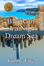 Blue Girl on a Night Dream Sea