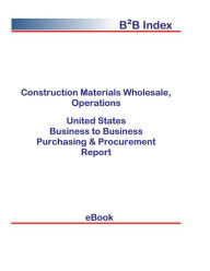 Title: Construction Materials Wholesale, Operations B2B United States, Author: Editorial DataGroup USA