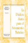 La Palabra Santa para el Avivamiento Matutino - Estudio de cristalizacion de Numeros, Tomo 1