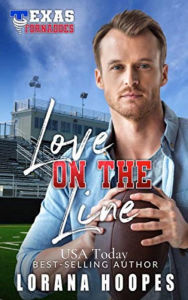 Title: Love on the Line: A Christian Football Romance, Author: Lorana Hoopes