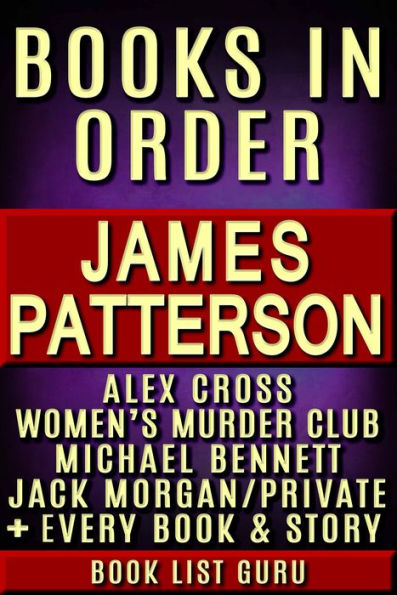 James Patterson Books in Order: Alex Cross, Women's Murder Club, Michael Bennett, Private, every Book and Series