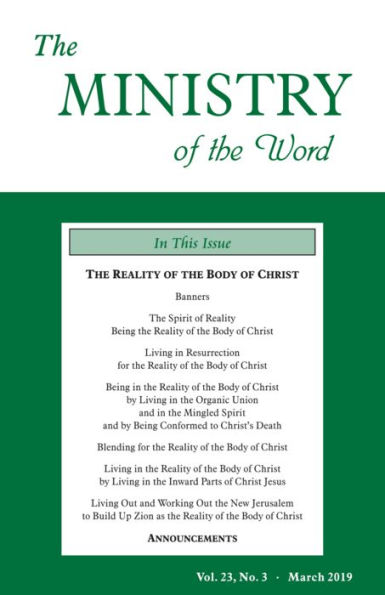 The Ministry of the Word, Vol. 23, No. 3