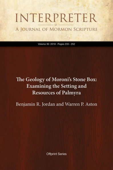 The Geology of Moronis Stone Box: Examining the Setting and Resources of Palmyra