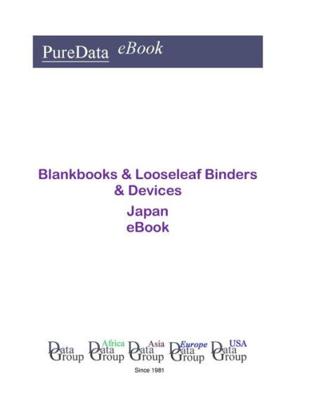 Blankbooks & Looseleaf Binders & Devices in Japan