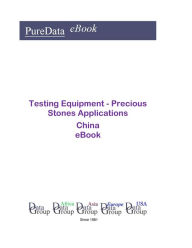 Title: Testing Equipment - Precious Stones Applications in China, Author: Editorial DataGroup Asia