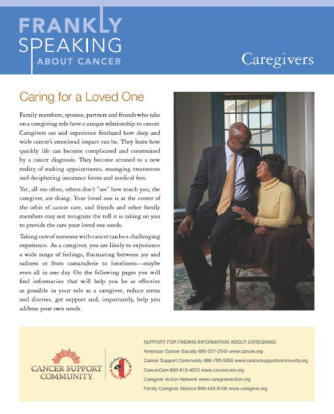 Frankly Speaking About Cancer: Caregivers