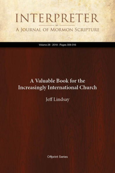 A Valuable Book for the Increasingly International Church