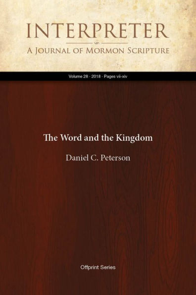 The Word and the Kingdom