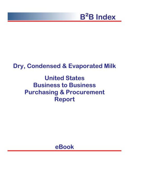 Dry, Condensed & Evaporated Milk B2B United States